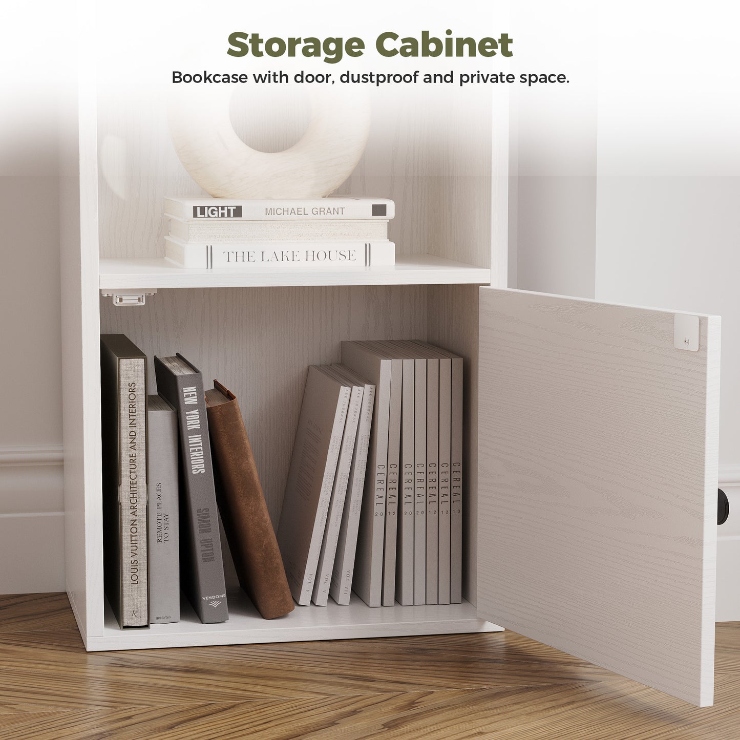 74.8" Tall Narrow Bookcase
