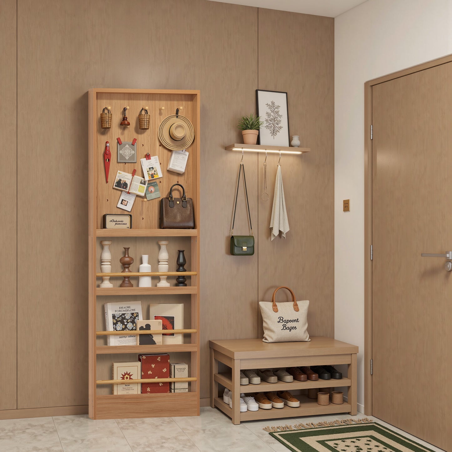 IRONCK Entryway Storage Rack