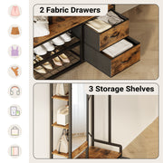 Hall Tree with Shoe Bench