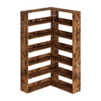 Corner Bookcase with 6 Tiers