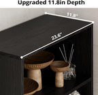 IRONCK 11.8 in 5 Shelf Industrial Bookshelves and Bookcases with Doors