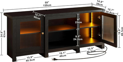 IRONCK LED TV Stand for 65 inch TV