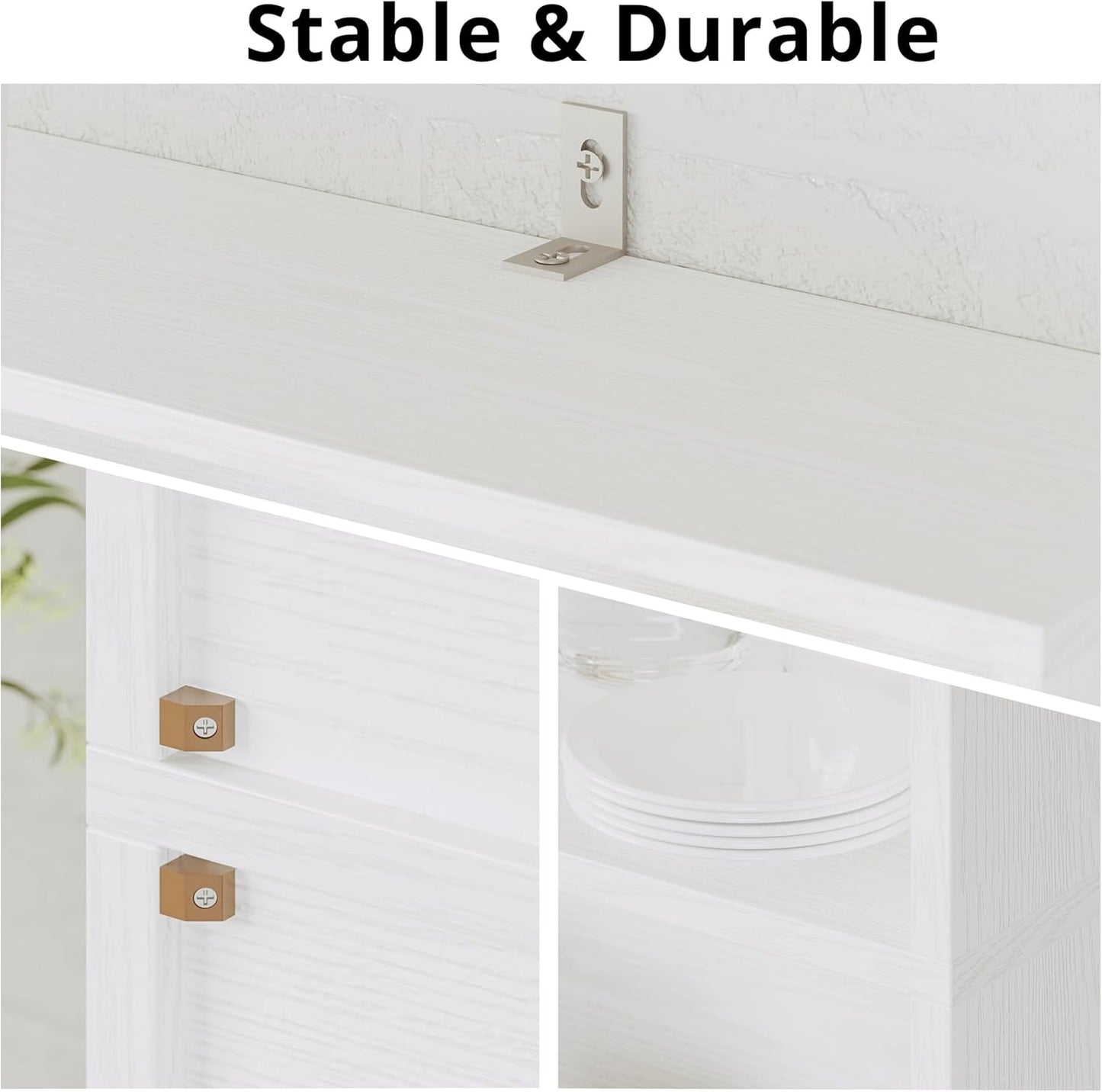 IRONCK 5 Shelf Industrial Bookshelves and Bookcases with Doors
