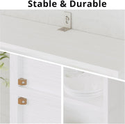 IRONCK 5 Shelf Industrial Bookshelves and Bookcases with Doors
