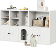 IRONCK Cat Litter Box Enclosure for 2 Cats