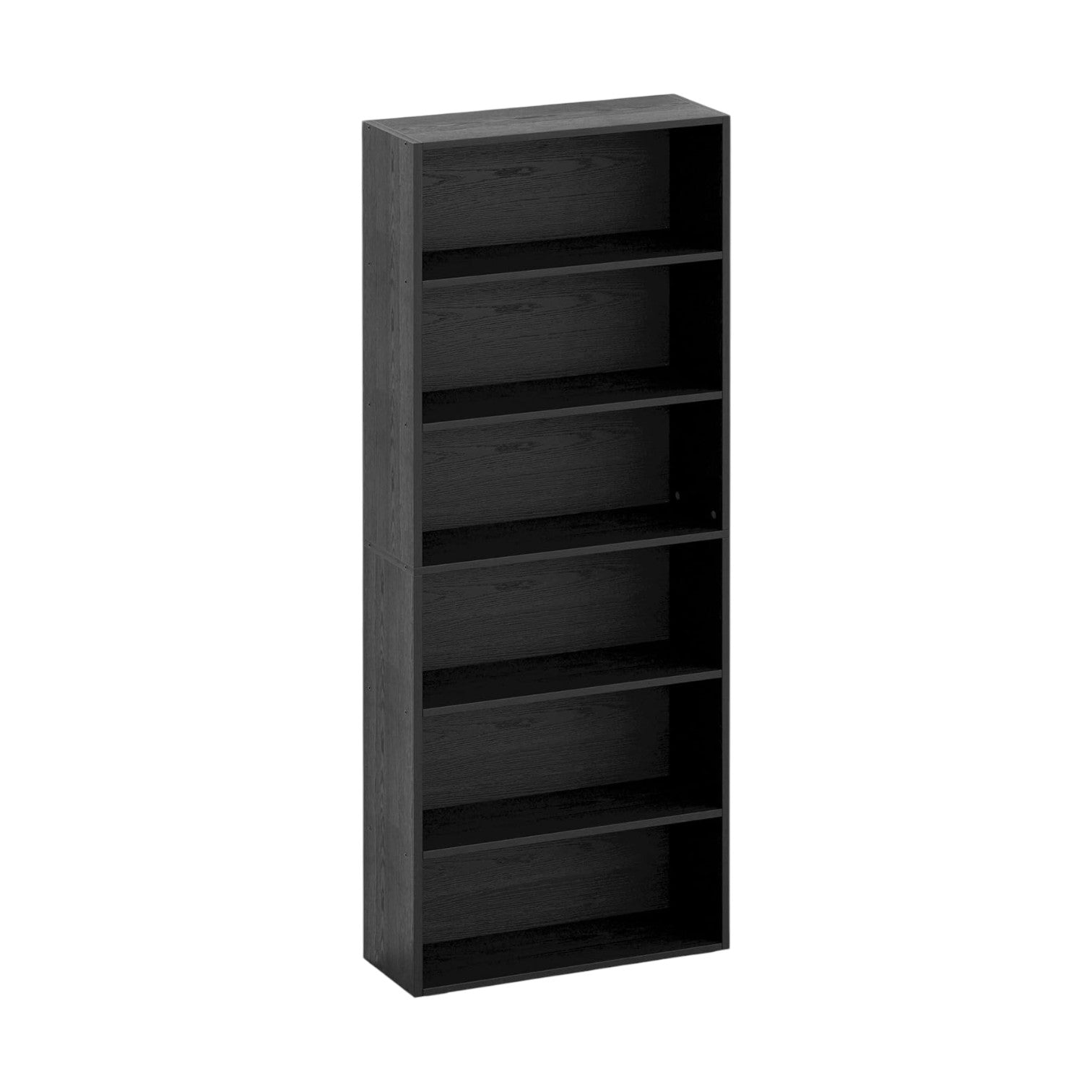 IRONCK Bookshelves and Bookcases Floor Standing 6 Tiers, Oak Brown