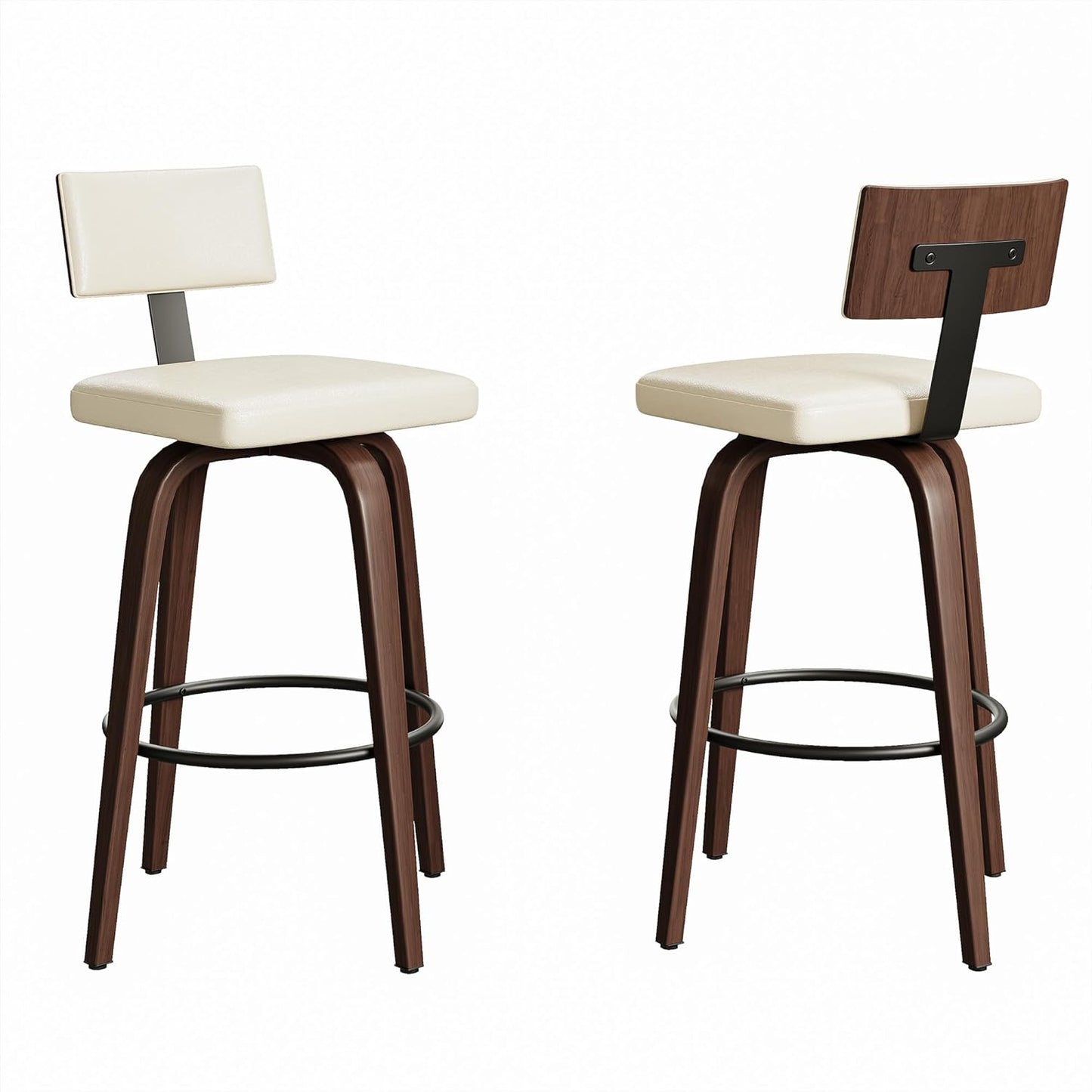 IRONCK Counter Height Bar Stools Set of 2