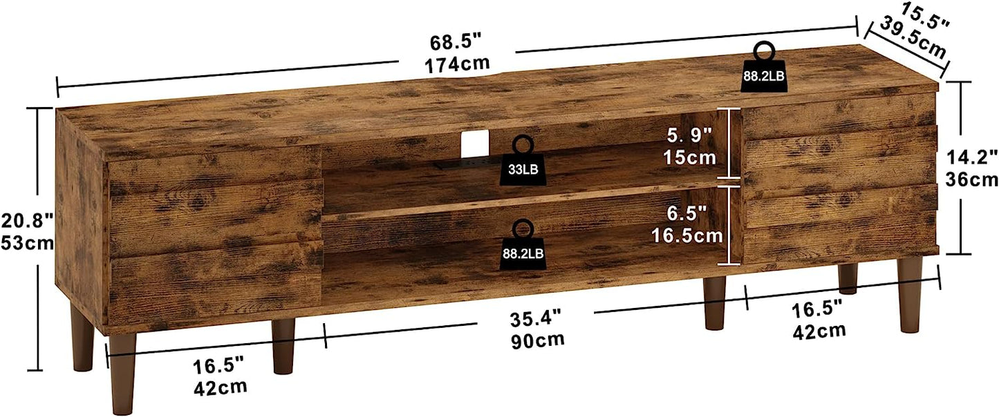 TV Stand with LED Lights