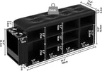 Ten Cubbies Storage Entryway Bench with PU Leather