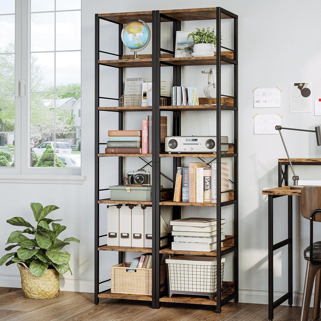IRONCK 74.8" Tall Narrow Bookshelf