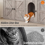 IRONCK Cat Litter Box Enclosure for 2 Cats