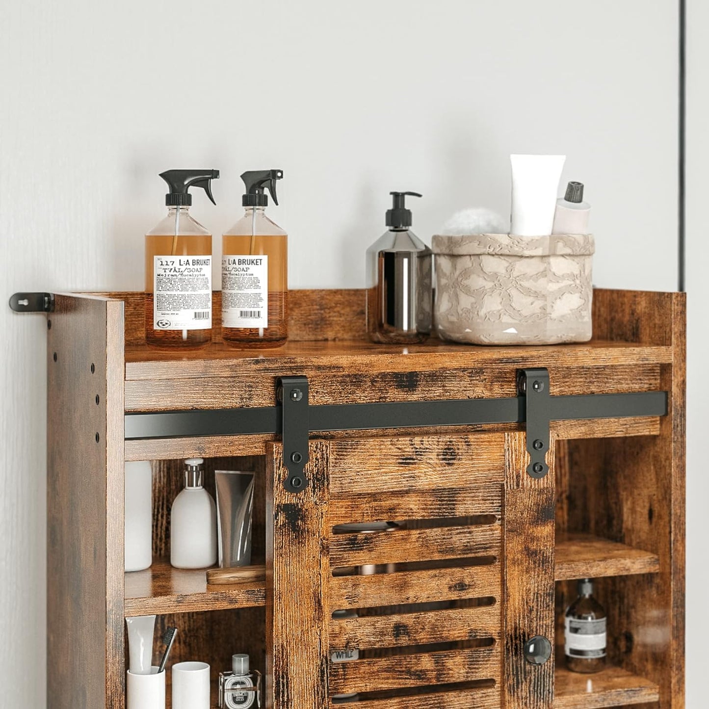 Bathroom Storage Rack with Cabinet