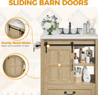 IRONCK 30 Inch Farmhouse Bathroom Vanity with Sink, Drawers