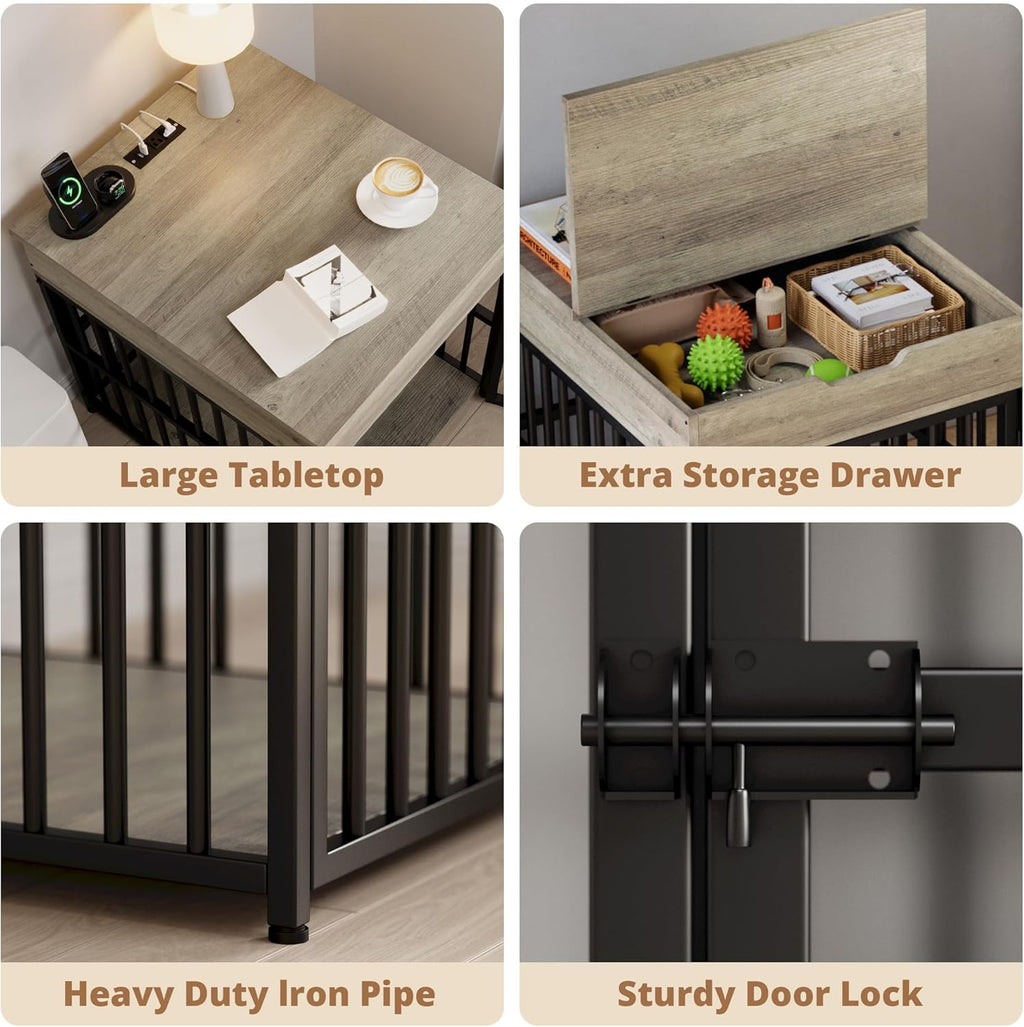 IRONCK Dog Crate Furniture for Small Dogs