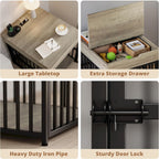 IRONCK Dog Crate Furniture for Small Dogs