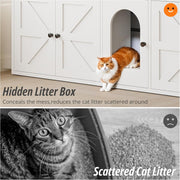 IRONCK Cat Litter Box Enclosure for 2 Cats
