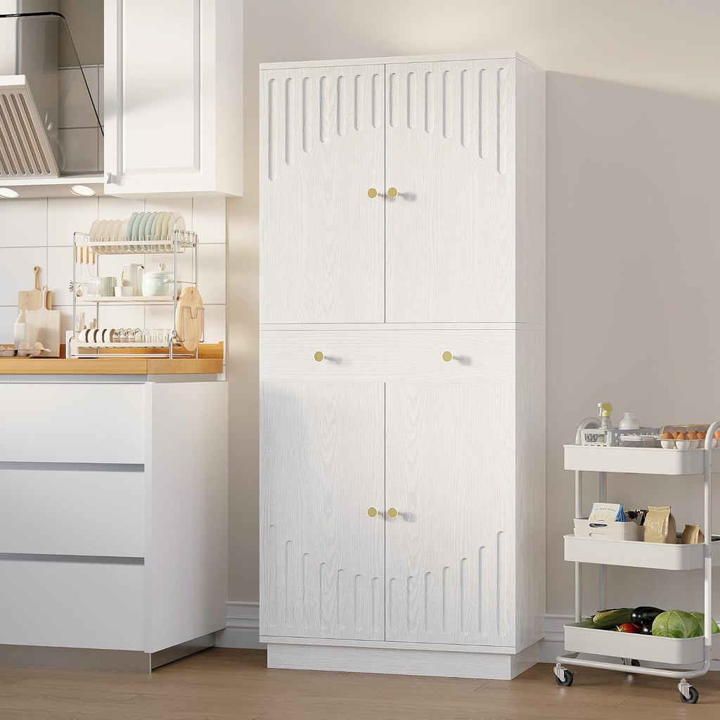 IRONCK 72”Tall Kitchen Pantry Cabinet