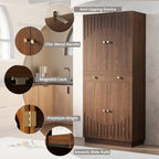 IRONCK 72”Tall Kitchen Pantry Cabinet