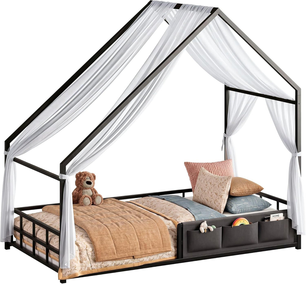 IRONCK Floor Bed Frame Twin Size