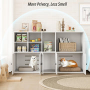 IRONCK Cat Litter Box Enclosure for 2 Cats