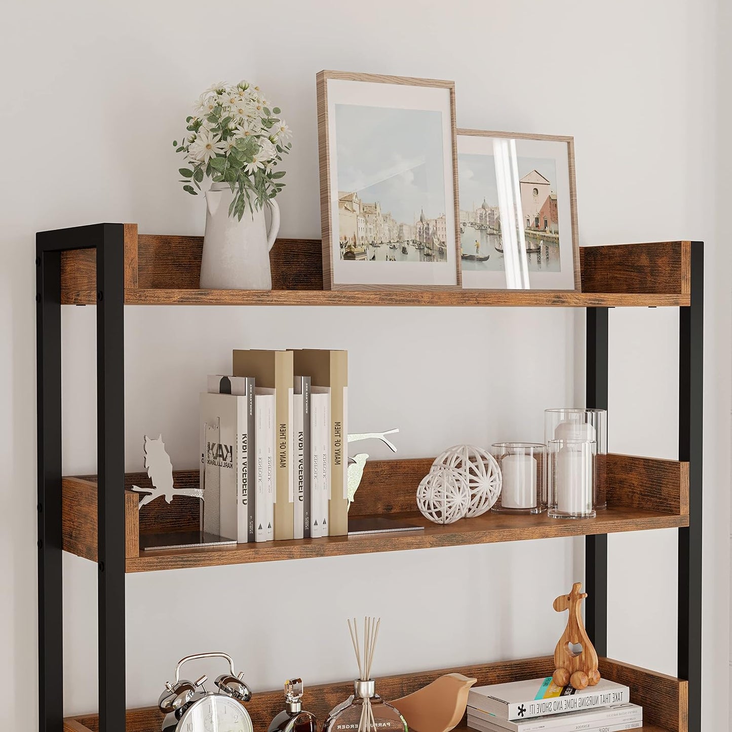 IRONCK Katzentoiletten-Gehäuse mit 4 Ablagen und Türen 