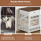 IRONCK 44 inch Large Dog Crate Furniture