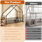 IRONCK Floor Bed Frame Twin Size