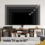 IRONCK 79 Inch TV Stand for TVs up to 85 Inch with Mount and Power Outlet