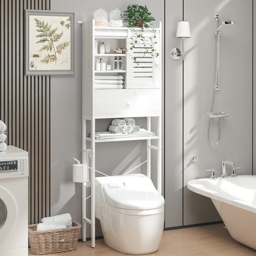 Bathroom Storage Rack with Cabinet