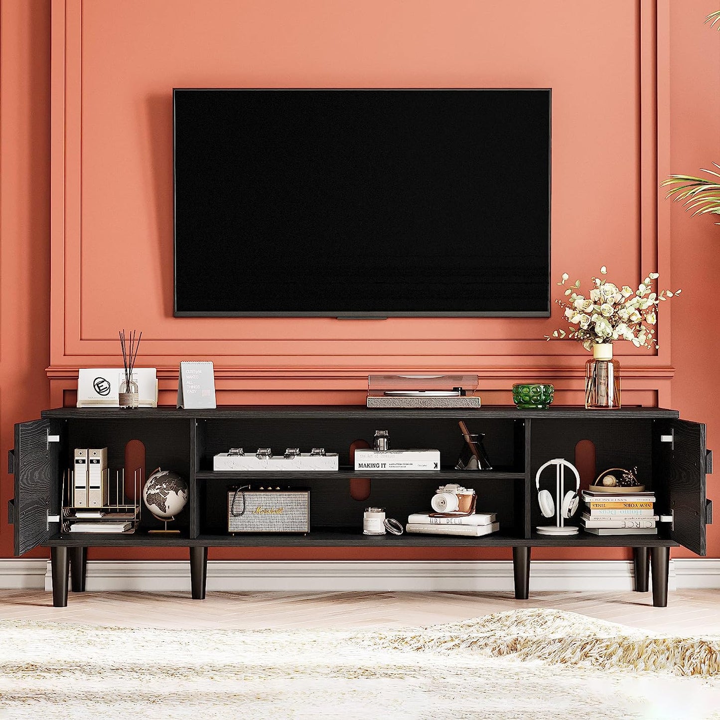 TV Stand with LED Lights