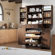 IRONCK 72”Tall Kitchen Pantry Cabinet