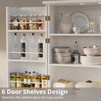 IRONCK 72”Tall Kitchen Pantry Cabinet