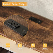 IRONCK TV Stand for 75+ Inch TV, Entertainment Center with Sliding Doors and Storage, White