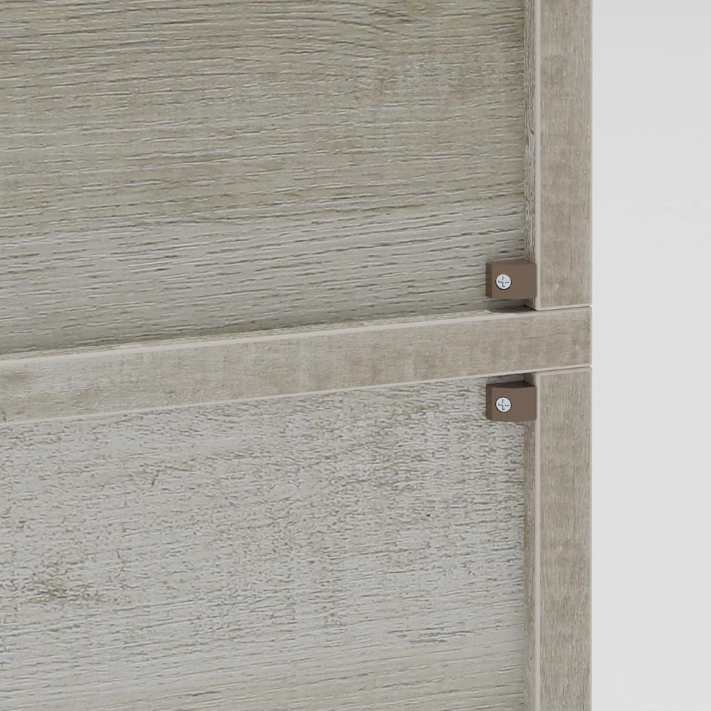 IRONCK 6 Shelf Industrial Bookshelves and Bookcases with Doors