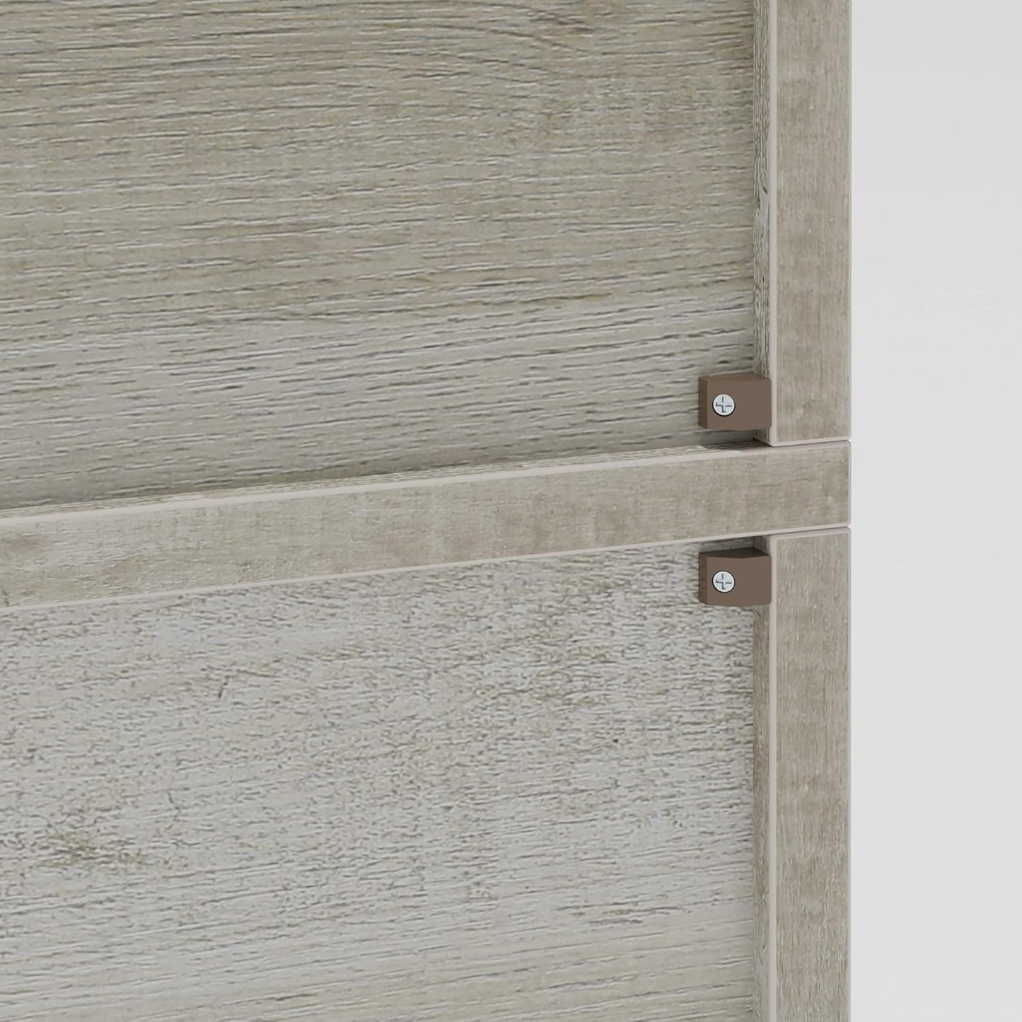 IRONCK Industrial Bookshelves and Bookcases with Doors Floor Standing 6 Shelf Display Storage Shelves 70 in Tall Bookcase for Home Office, Living Room