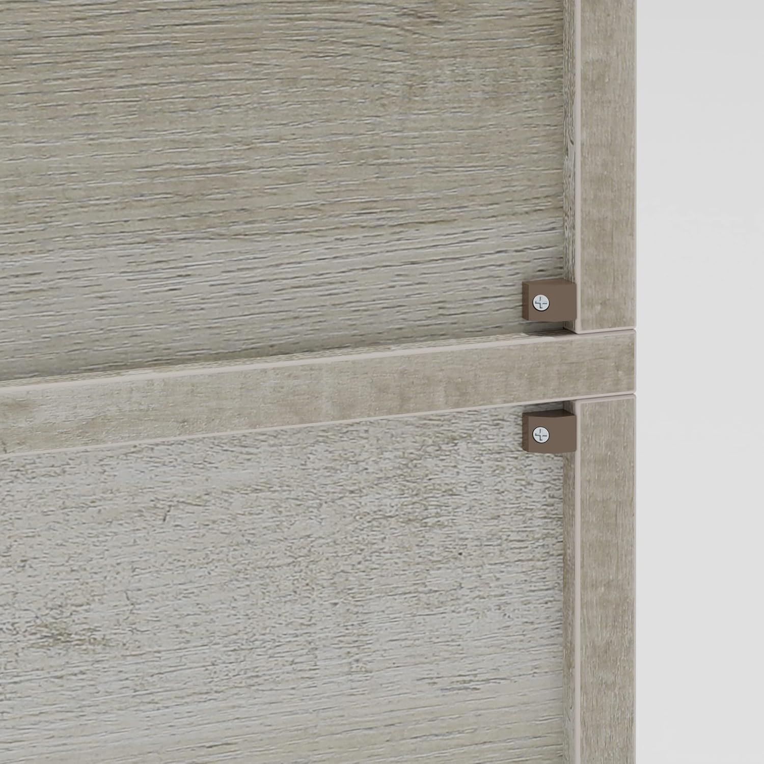 IRONCK 6 Shelf Industrial Bookshelves and Bookcases with Doors