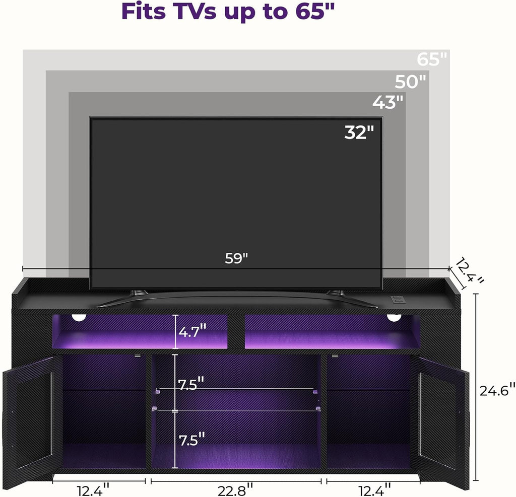 IRONCK LED TV Stand