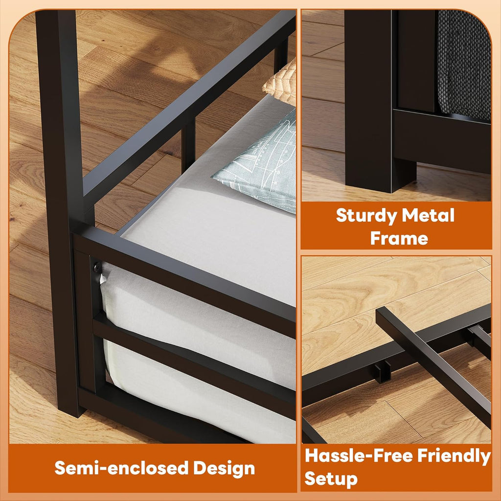 IRONCK Floor Bed Frame Twin Size