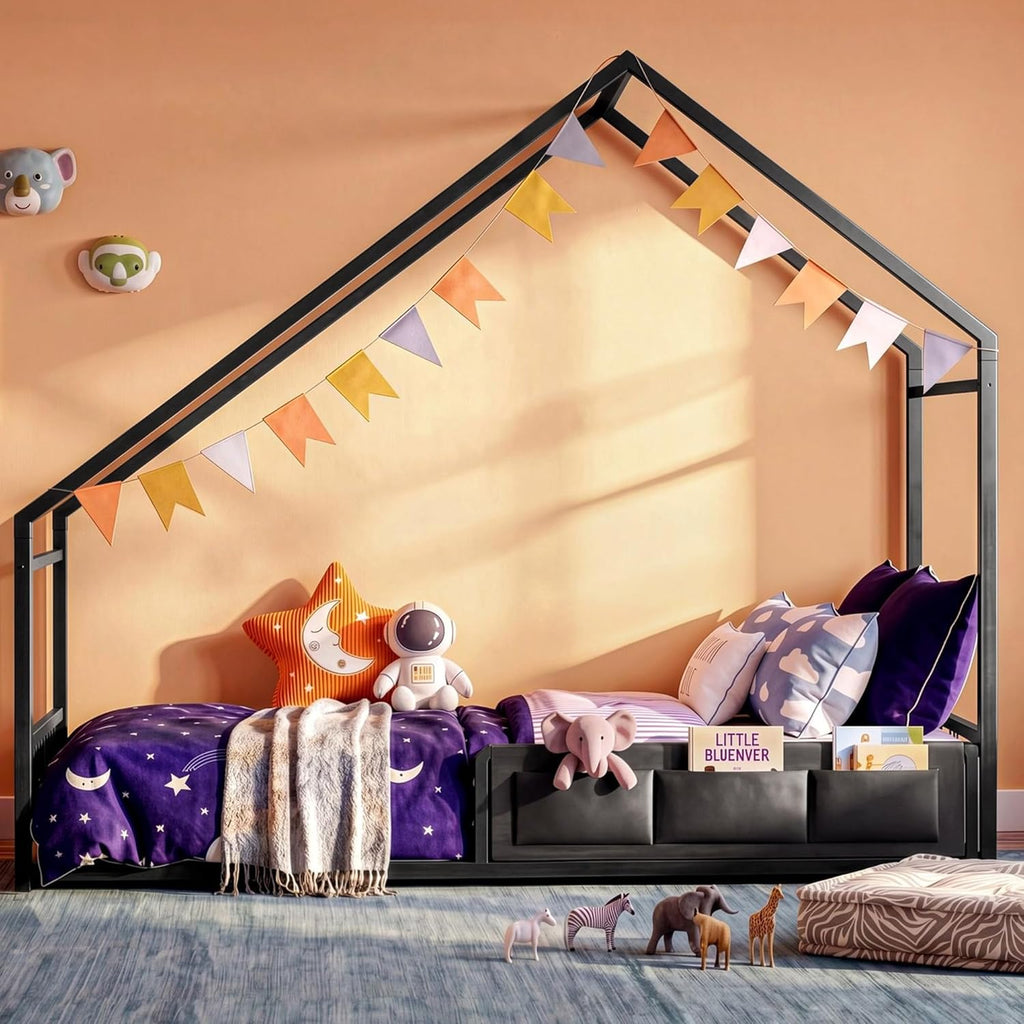 IRONCK Floor Bed Frame Twin Size
