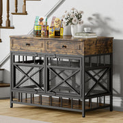 IRONCK 44 inch Large Dog Crate Furniture