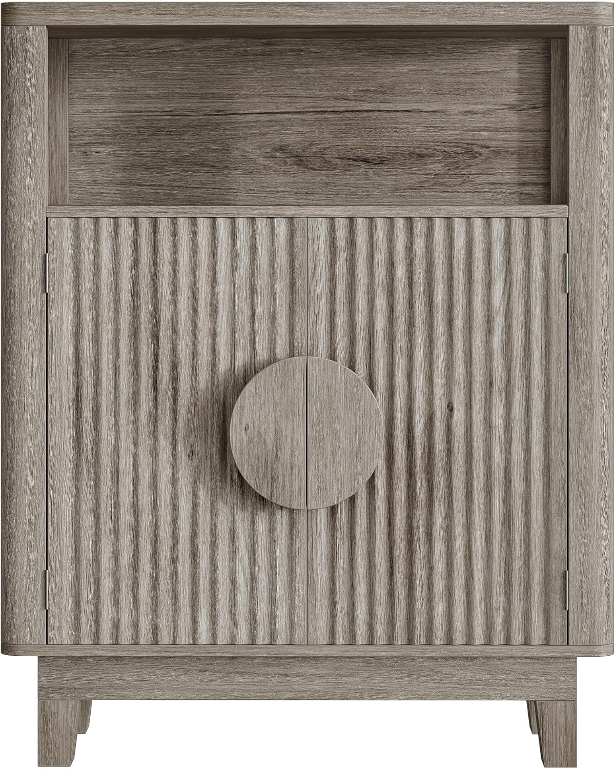 IRONCK Badezimmerschrank mit Tür, kleiner Aufbewahrungsschrank mit verstellbaren Einlegeböden 