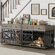 IRONCK 44 inch Large Dog Crate Furniture