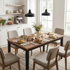 IRONCK  45 Inch Solid Wood Dining Table for 4 (Only Table)