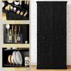 Kitchen Pantry Storage Cabinet