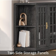 IRONCK Corner TV Stand for TVs up to 60 Inch with Power Outlet
