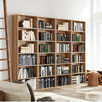 IRONCK Bookshelves and Bookcases Floor Standing 6 Tiers, Oak Brown