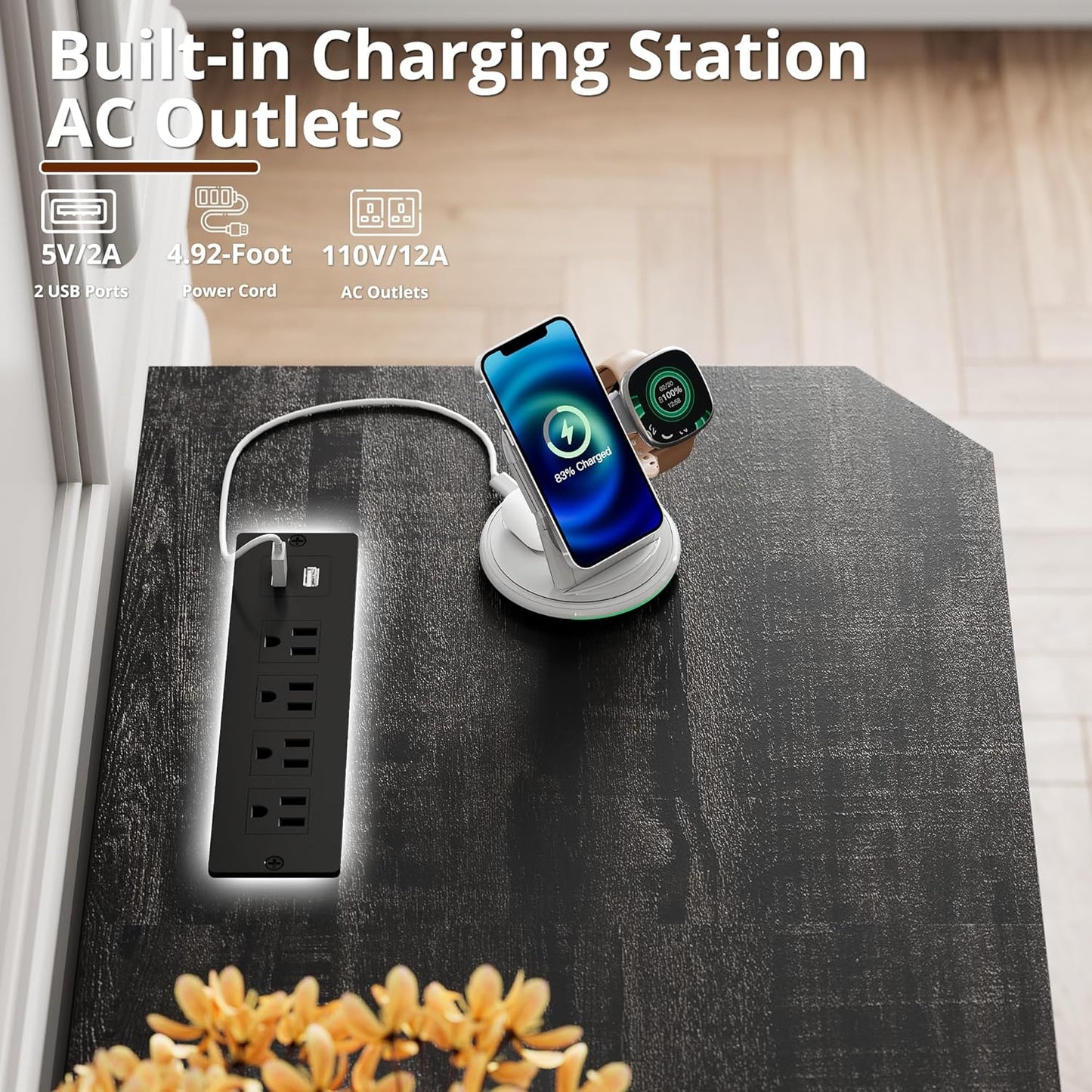 IRONCK Landhaus-Kommode mit 7 Schubladen fürs Schlafzimmer 