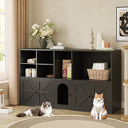 IRONCK Cat Litter Box Enclosure for 2 Cats