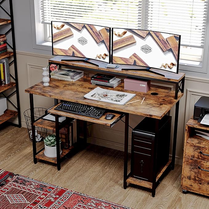 47" Computer Desk with Keyboard Tray