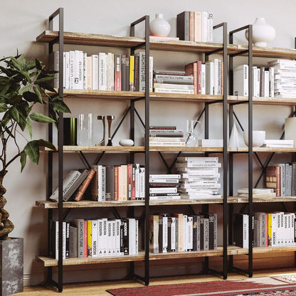 Double Wide Home Decor Display Shelf